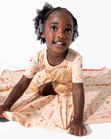 Minecraft: Summer Vibes Bamboo Girls' Short Sleeve Dress