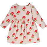 Recycled Jersey Flowers Kid Dress