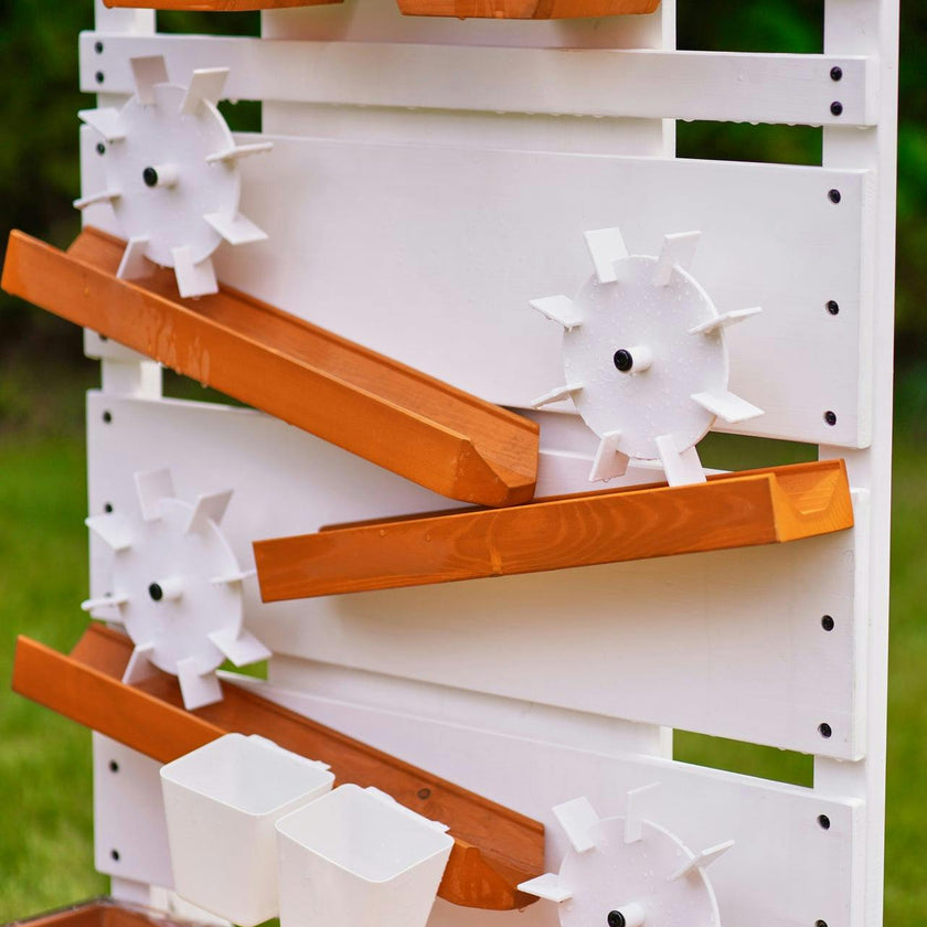 Avenlur Large Wooden Water Table – Multi-Level Sensory Play Station