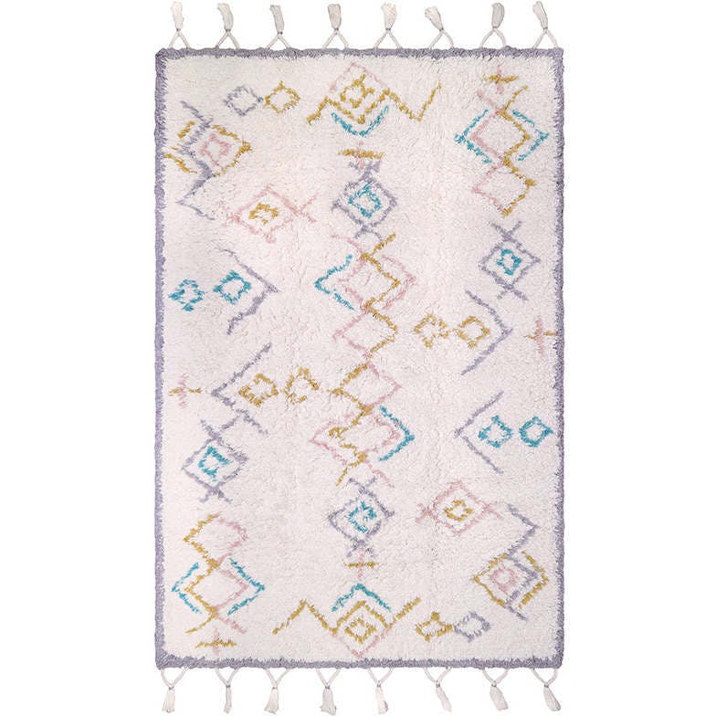 Milko Berber Braided Tassel Rectangular Rug