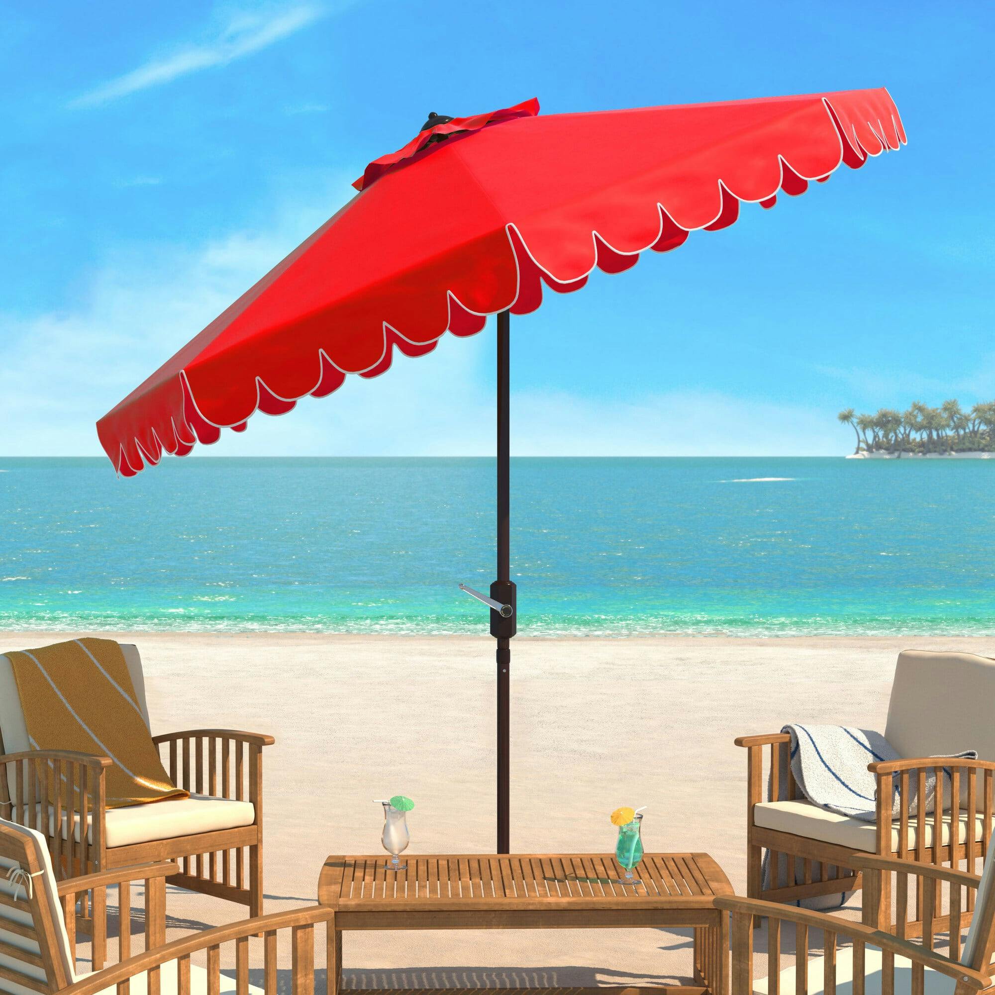 Dorinda Scalloped Patio Umbrella