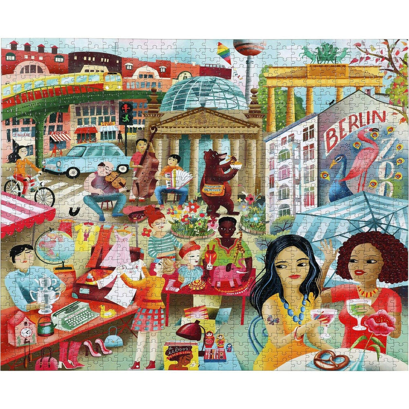 Piece and Love Berlin Life 1000 Piece Square Jigsaw Puzzle