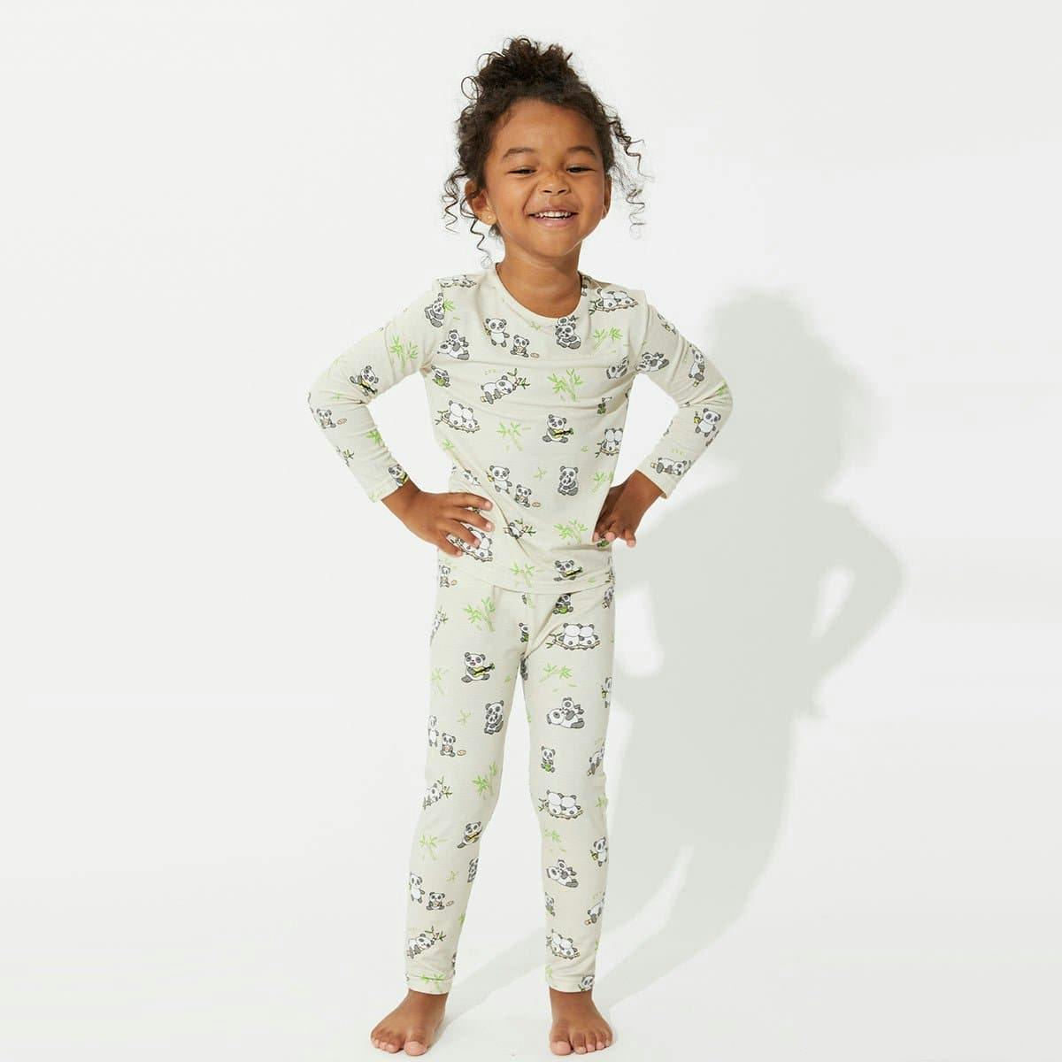 Panda Bamboo Kids Pajamas