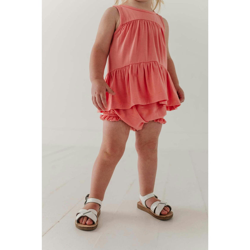 Baby Girl Double Peplum & Bloomer Set