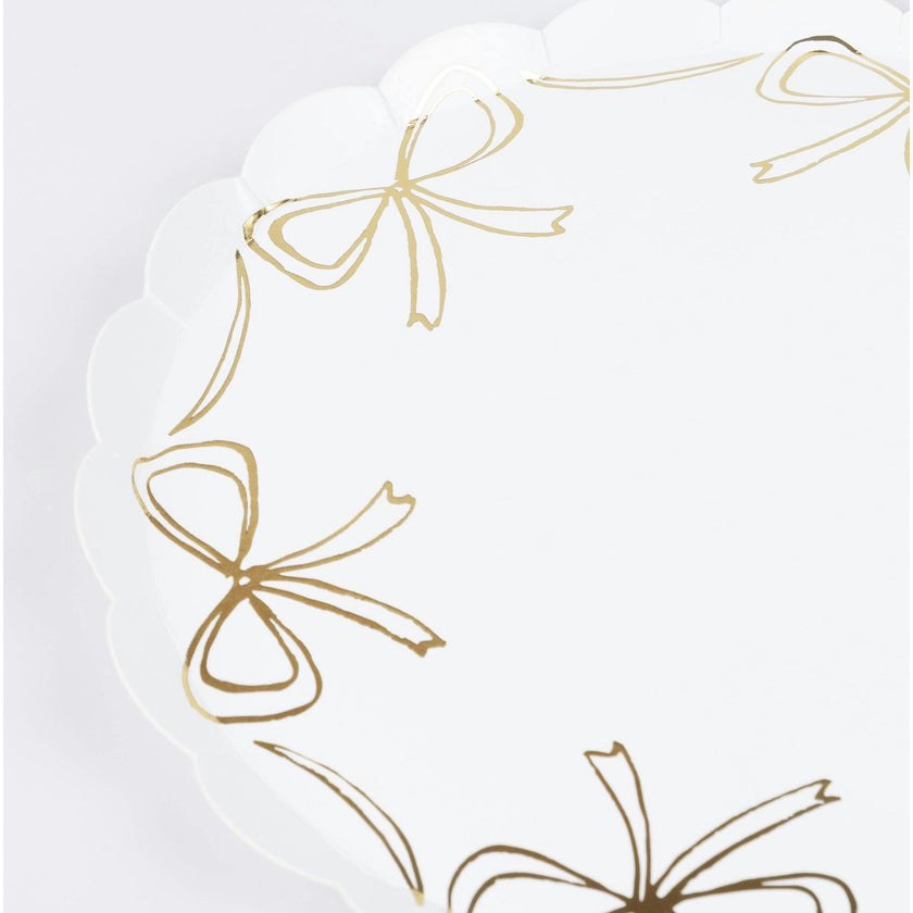 Gold Bow Side Plates