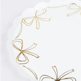 Gold Bow Side Plates