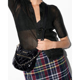 Black Lacquer Mini Crosby Sienna