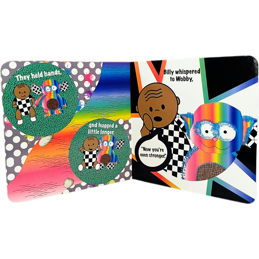 Rainbow Wobby Soft Toy & Infant Novel Set