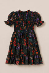 Mini Cordelia Dress in Evergreen Vivid Meadow