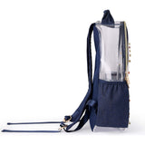 Packed Party Denim and Gems Clear Backpack