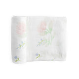 Deluxe Muslin Swaddle Blanket - Pink Peony