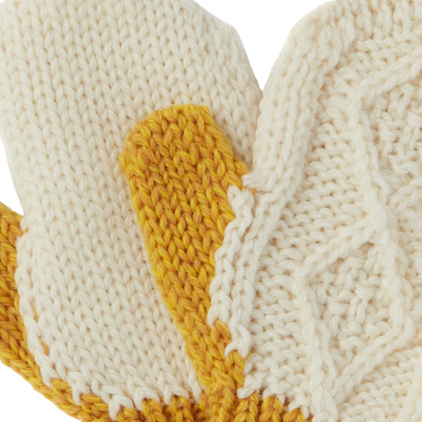 Finchley Merino Mittens - Mustard