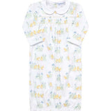 Chicks Print Smocked Gown