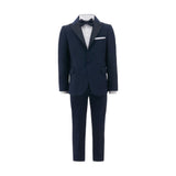 Navy Peak Lapel Suit