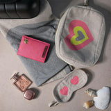 Crazy Hearts Blanket Travel Set