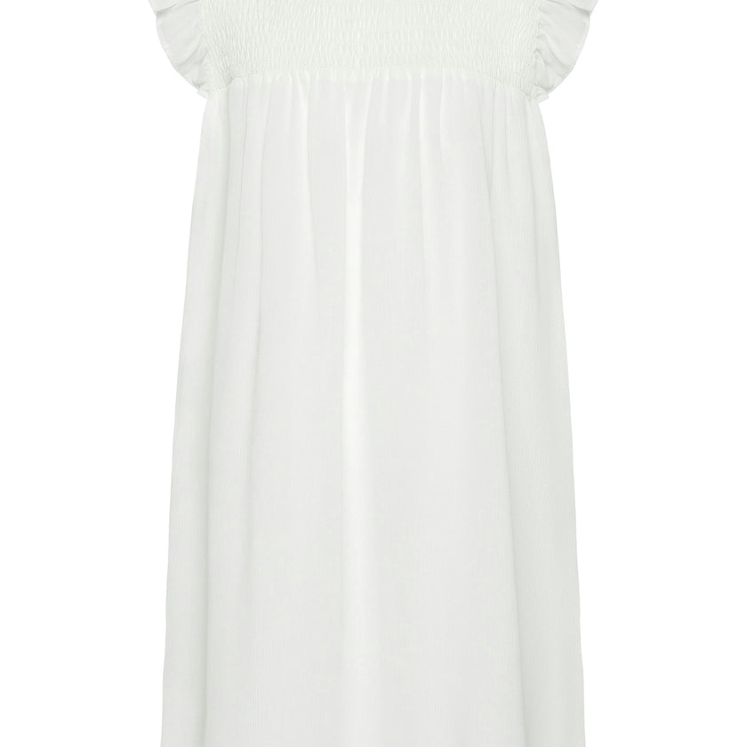 Lottie Dress Sleeveless White