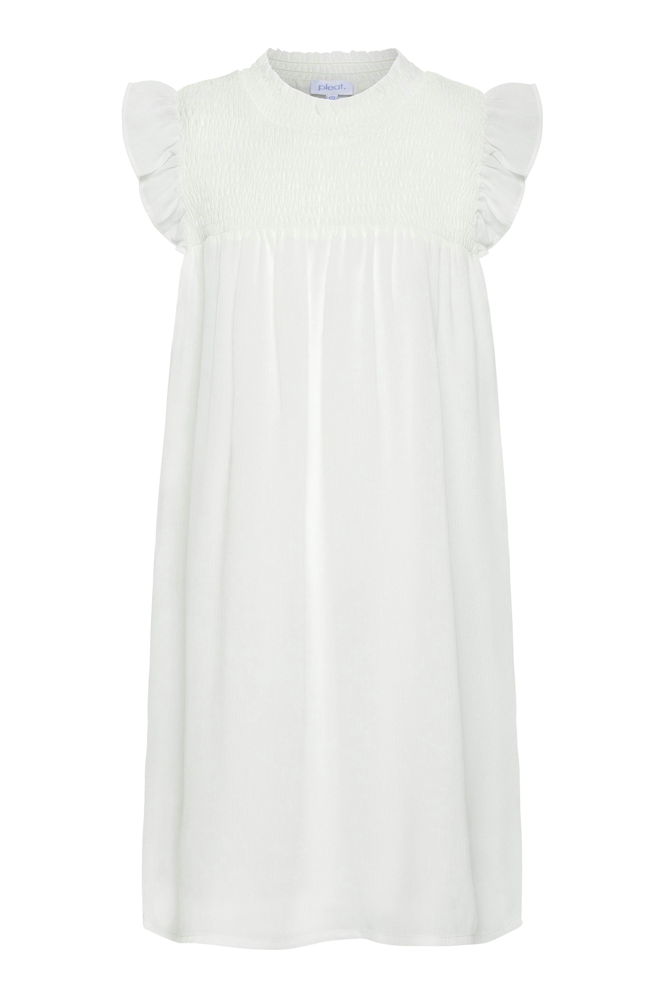 Lottie Dress Sleeveless White