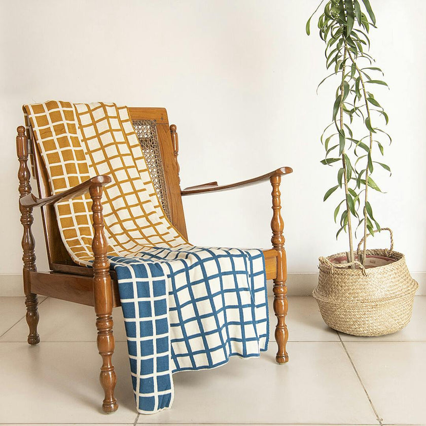 Sveda Reversible Squares Throw