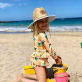 Kids Straw Lifeguard Hat