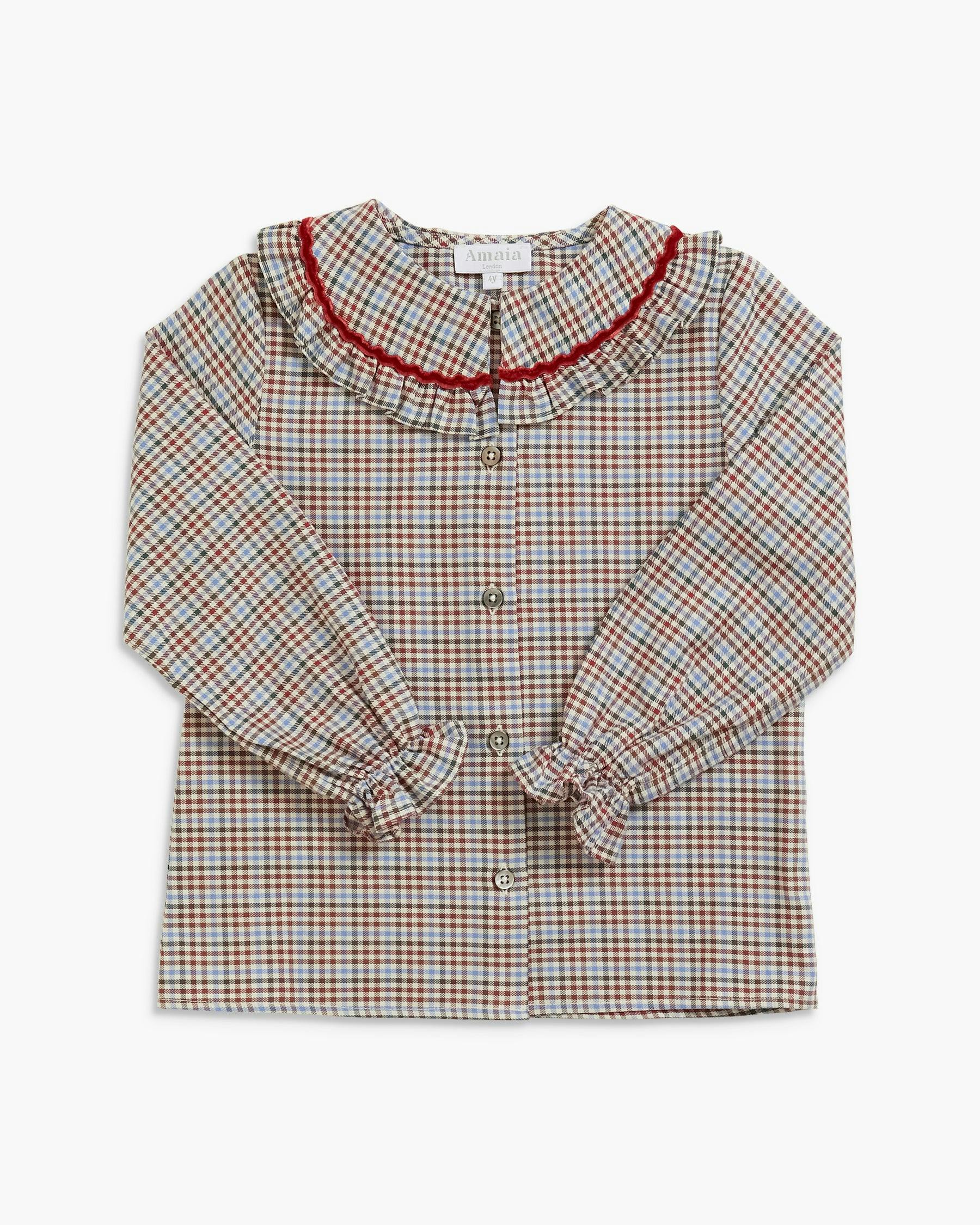 Grenelle Blouse Multico Check Twill