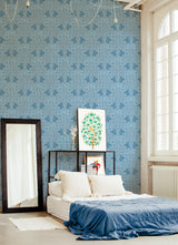 Wallpaper KÛRMA color Bleu océan