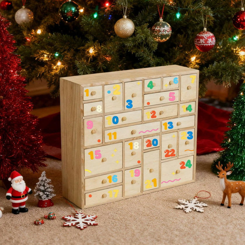 DIY Craft Storage & Advent Calendar