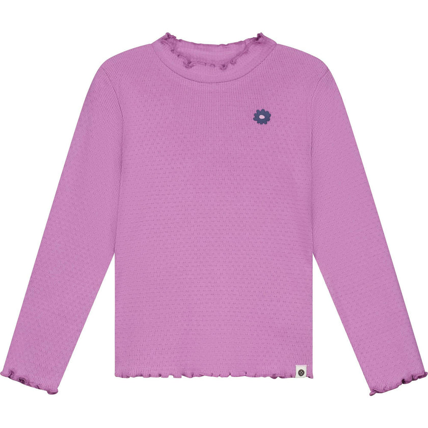 Ribbed Mock Neck Long Sleeve