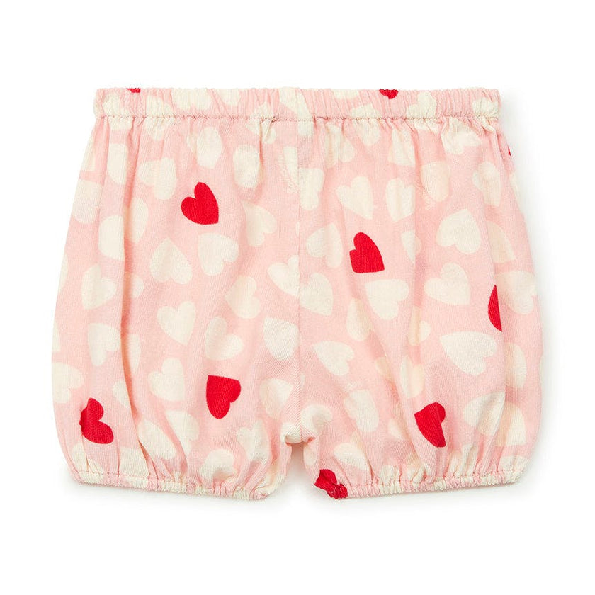 BONTON Rosy Hearts Baby Bloomers