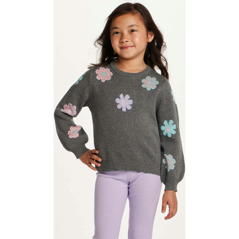 Kids Floral Sweater