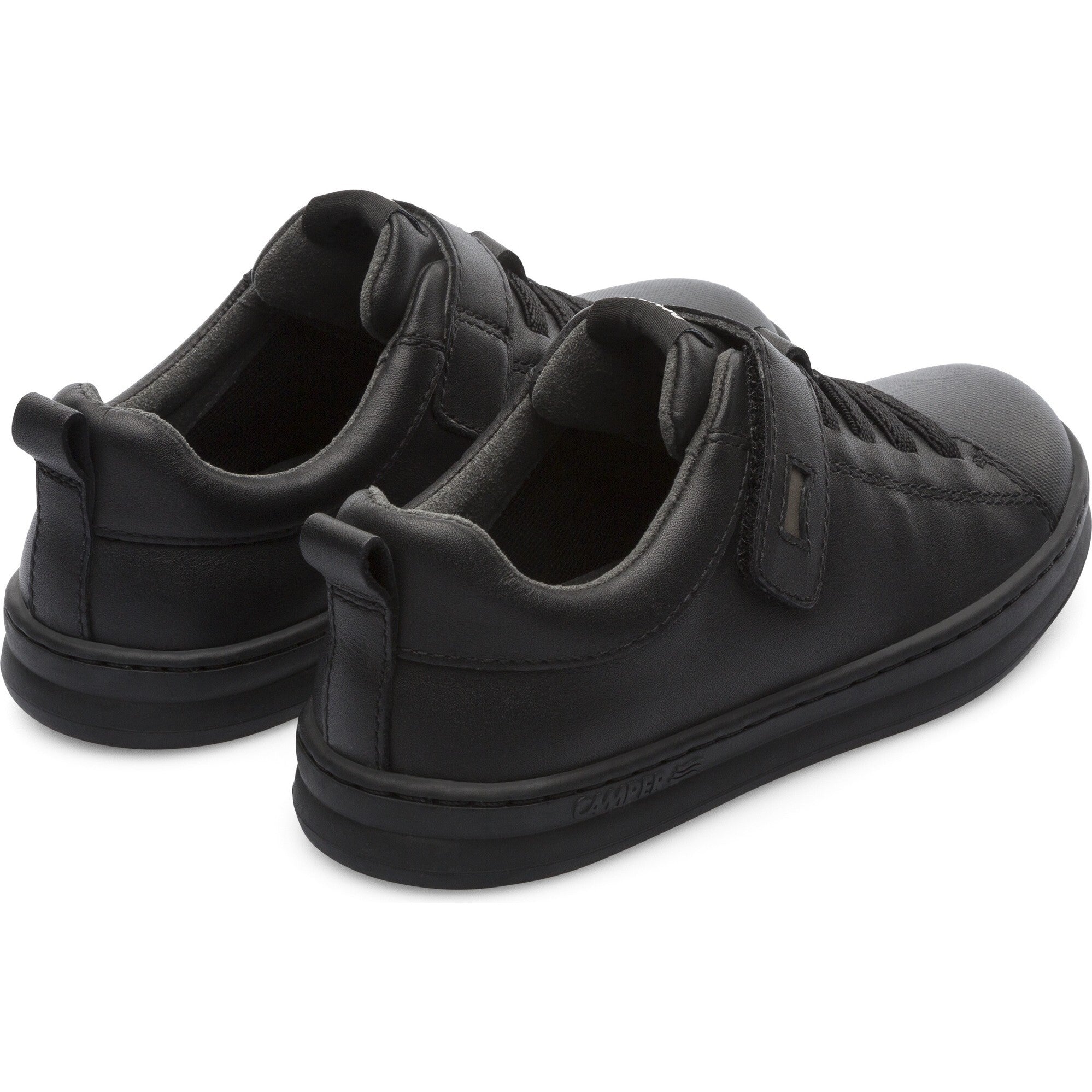 Runner Four Velcro Sneaker, Black
