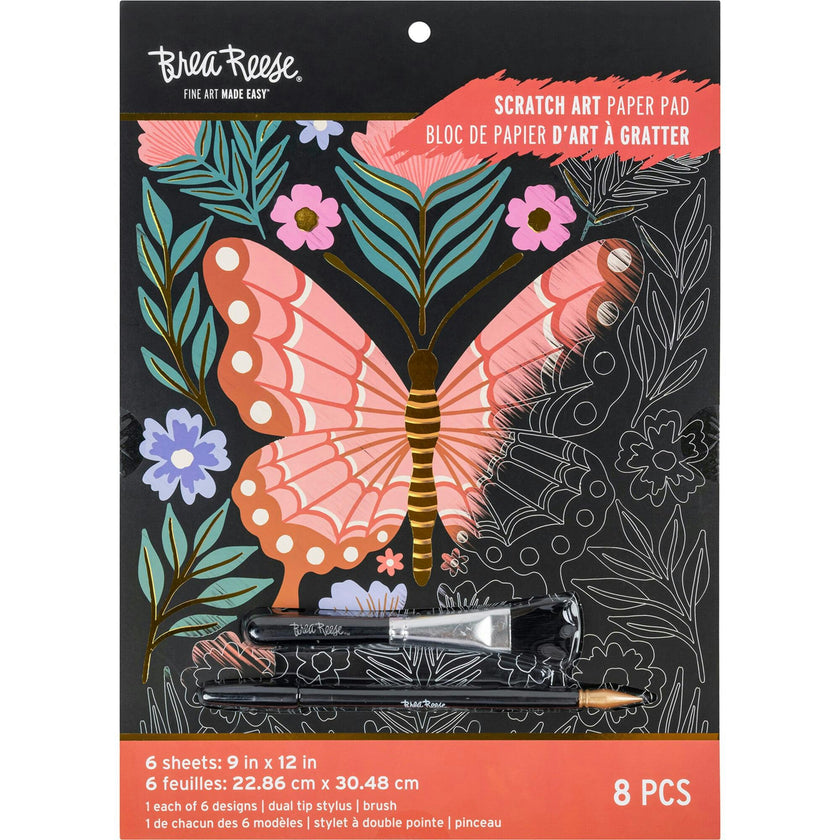 Scratch Art: Paper Pad - Garden