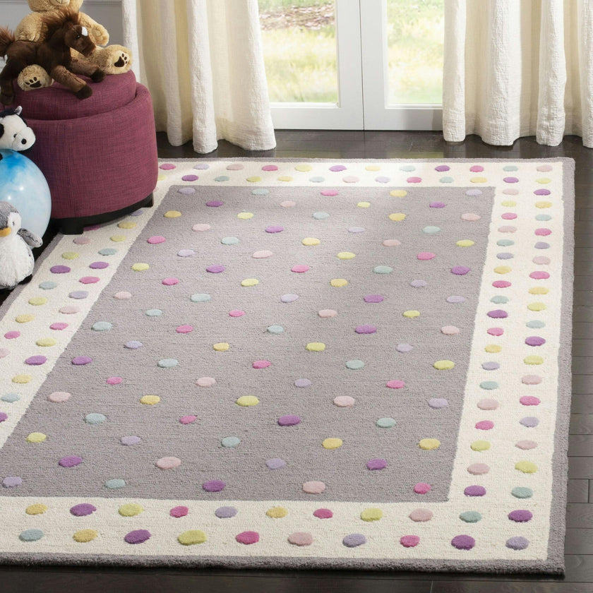 Kids Heidi Rug, Grey