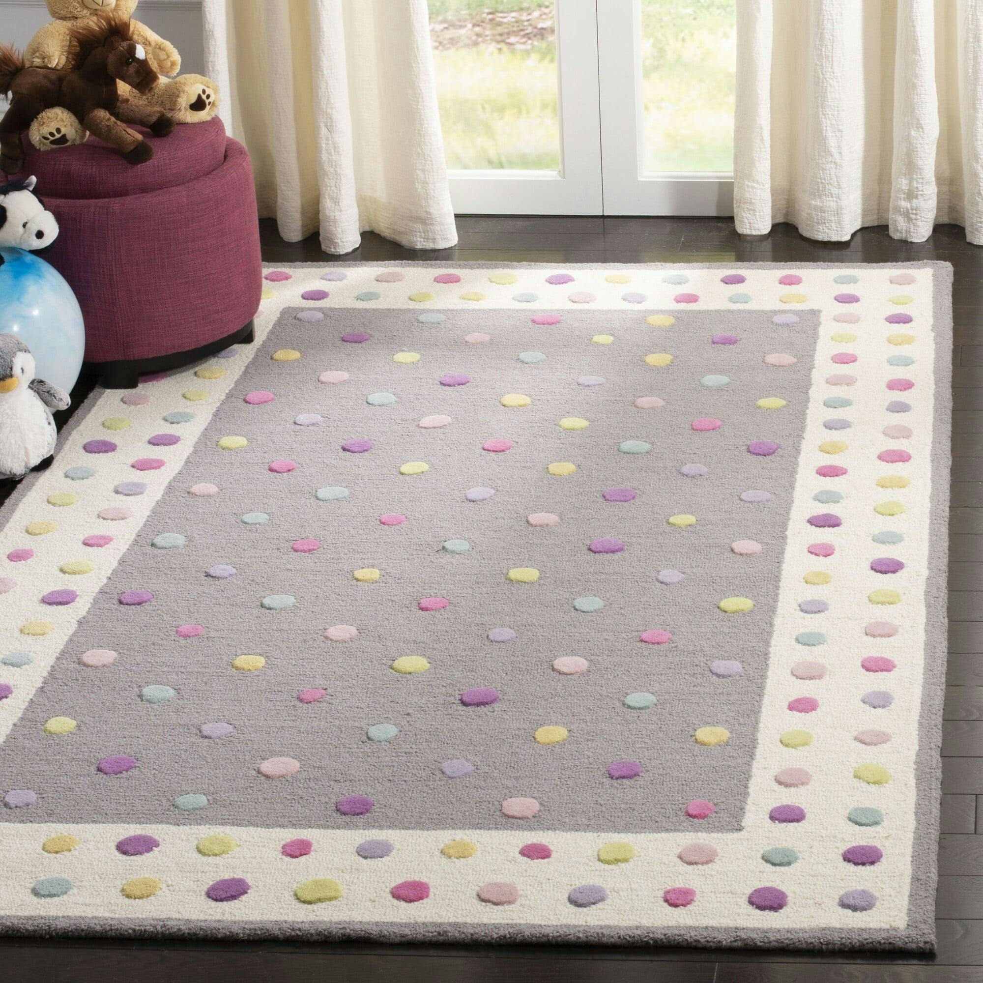 Kids Heidi Rug, Grey