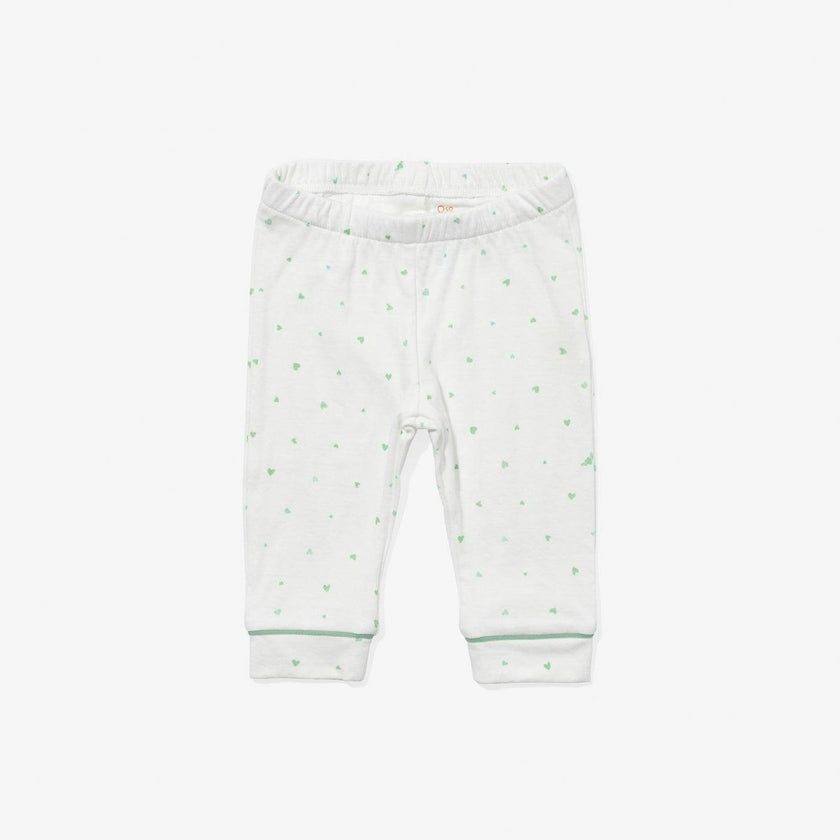 Andy Baby Legging, Seafoam Hearts
