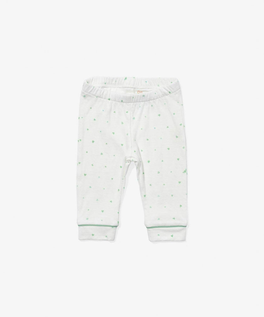 Andy Baby Legging, Seafoam Hearts