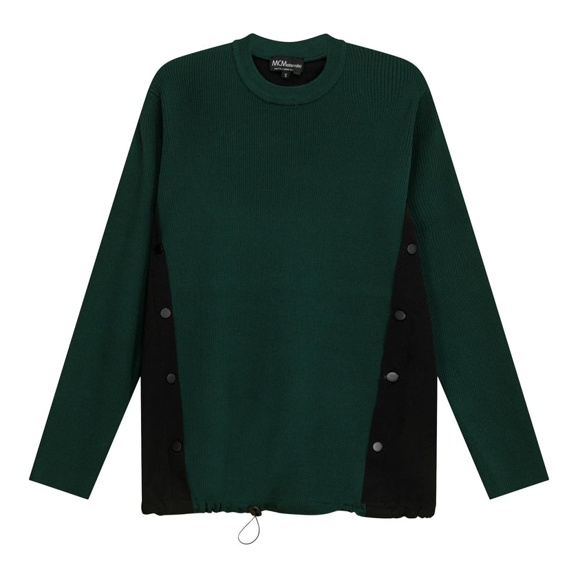 Ribbed Knit Maternity Combo Sweater