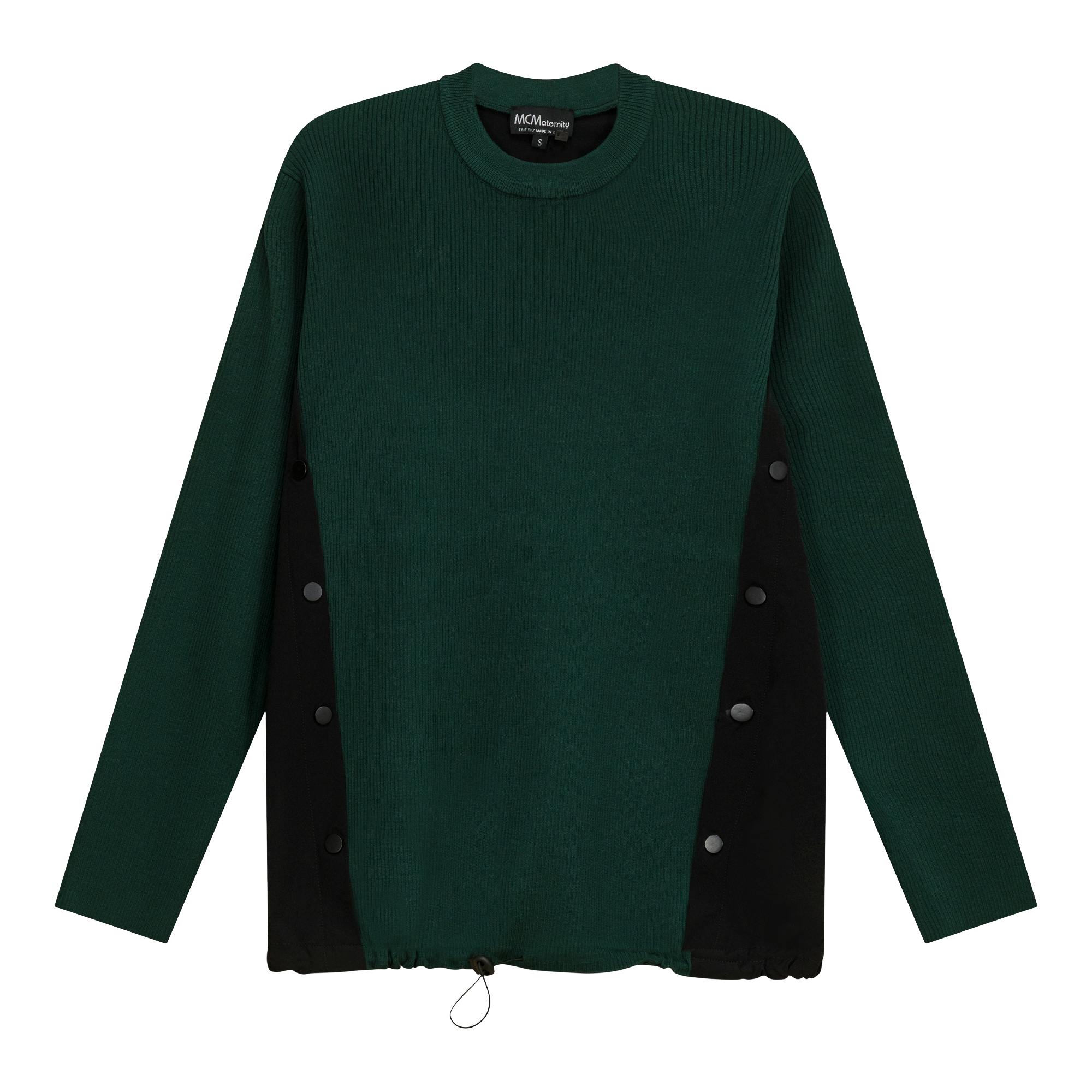 Ribbed Knit Maternity Combo Sweater