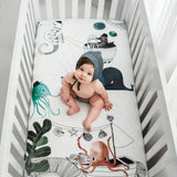 Underwater Love Mini Crib Sheet