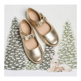 Charlotte Mary Jane | Gold Leather