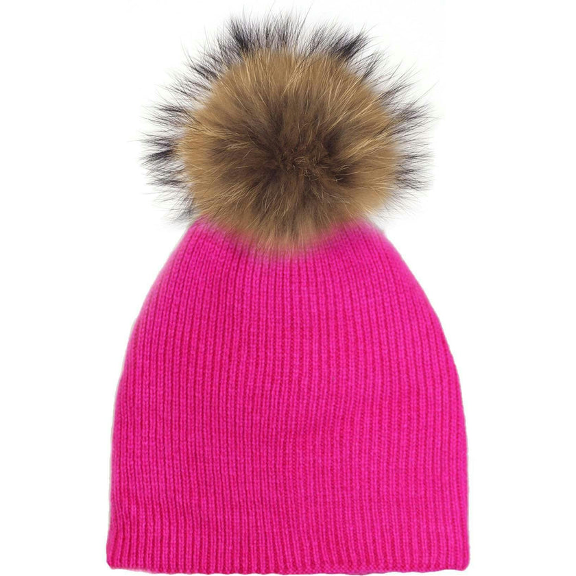 Knitted Wool Hat (Snap On Pom Sold Separately)
