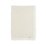 Cotton Muslin Baby Quilt - Tan Gingham