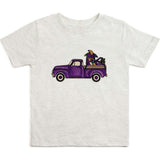 Mardi Gras Truck Patch Short Sleeve T-Shirt - Ash