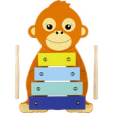 Orange Tree Toys: Xylophone: Orangutan - Wooden Musical Instrument Toy