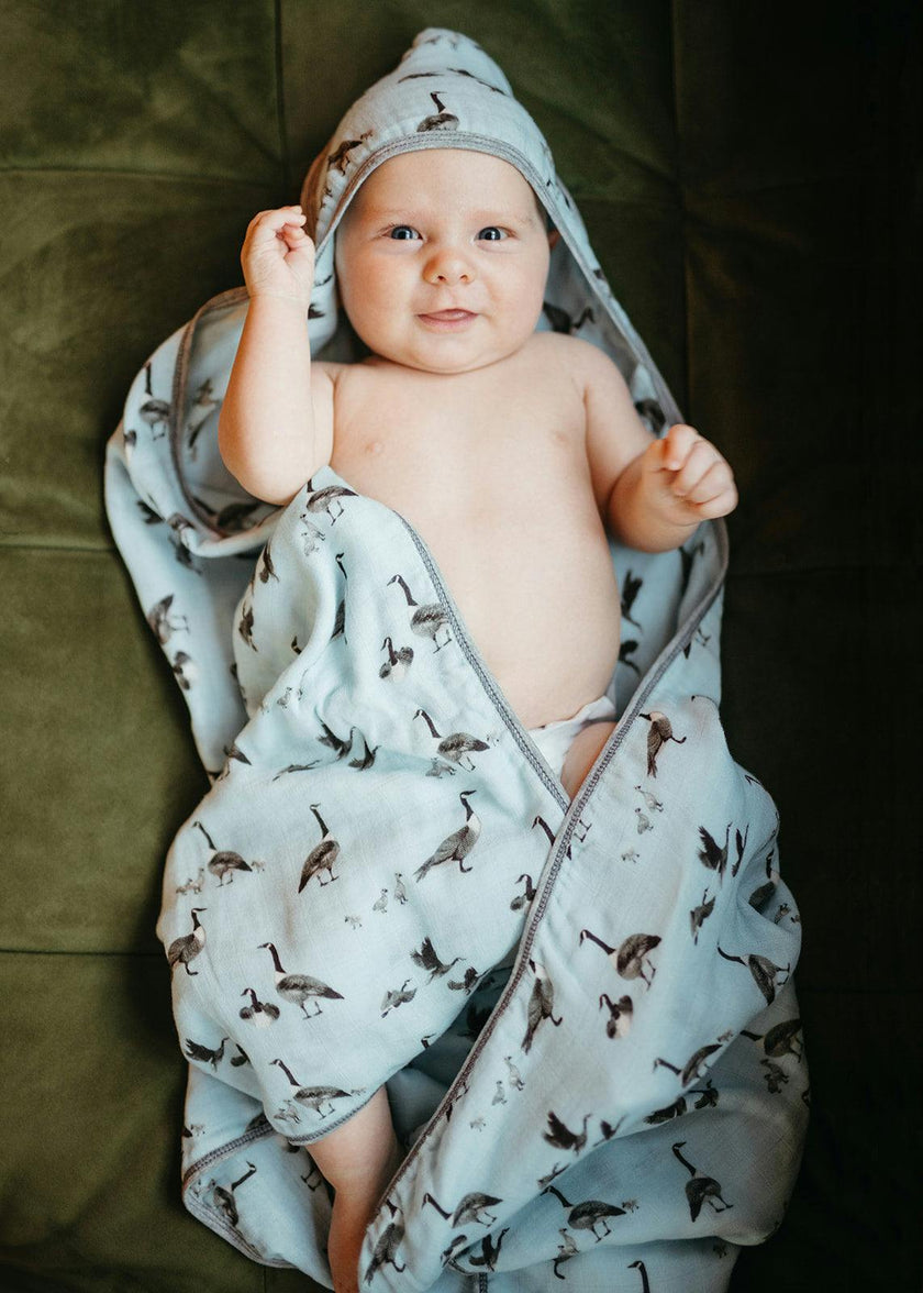 Organic Hooded Swaddle Blanket