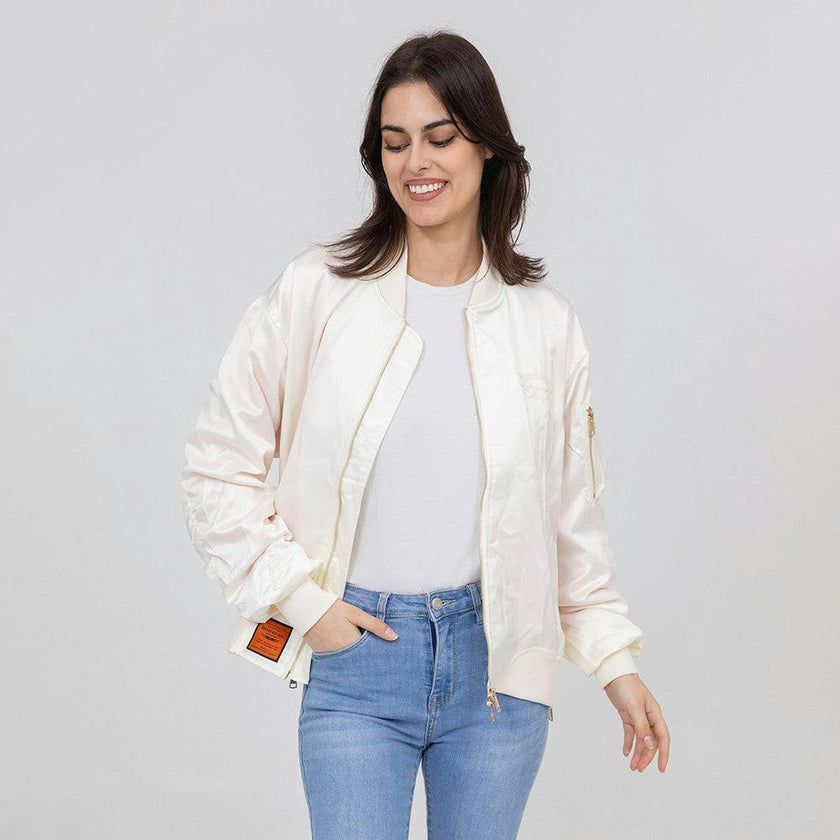 BOMBERS ORIGINAL Ballerina Lightweight City Jacket - Creme