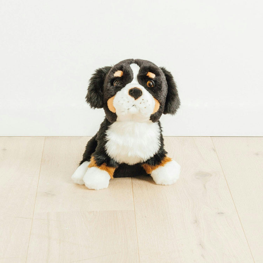 LA PELUCHERIE My Dog Ferdinand - Small Sitting 28cm
