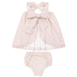 Baby Antique Floral Flutter Tank Bloomer Set