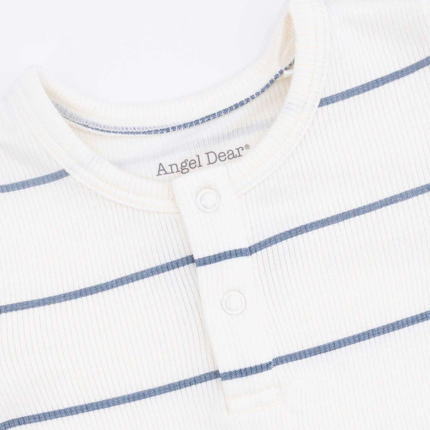 Vintage Stripe - Long Sleeve Henley and Pant