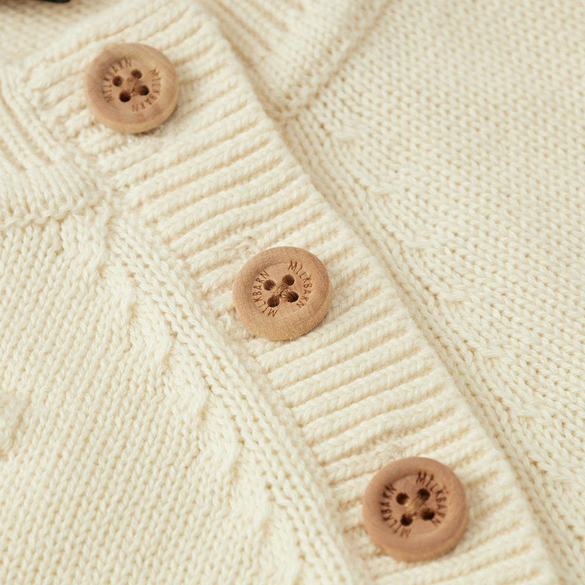 Snow Knit Popcorn Sweater