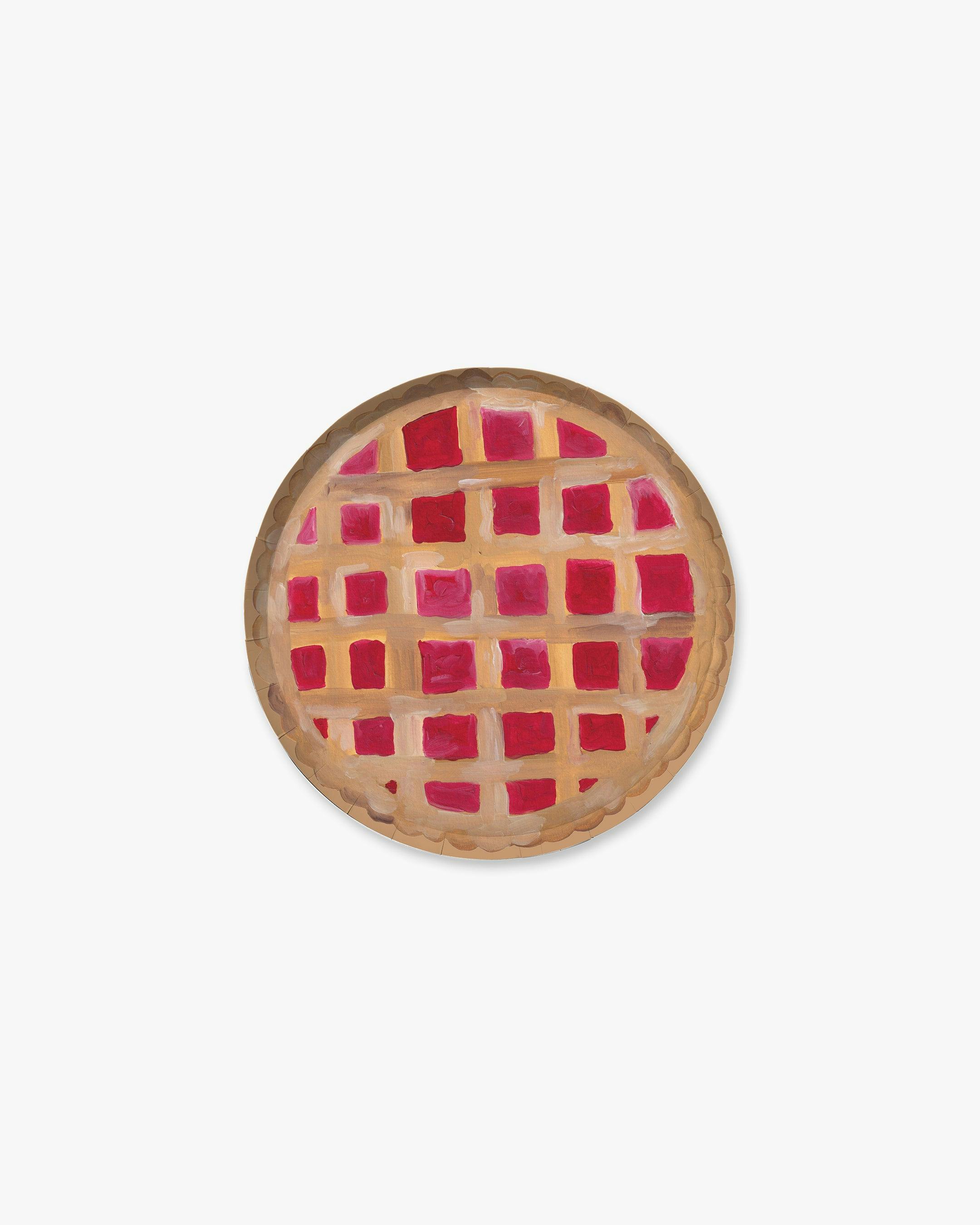 Second Slice Hors d’Oeuvres Plate Set in Cherry Pie